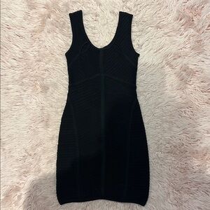Bebe Black Bandage Bodycon Dress size medium